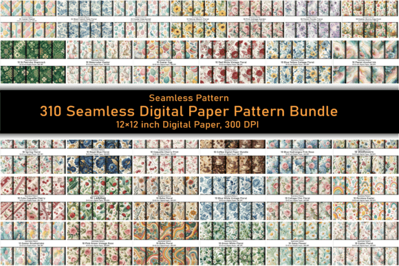310 Seamless Digital Paper Pattern