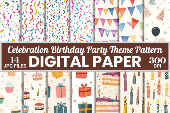 Celebration Birthday Party Theme Pattern: A Versatile Design Solution for Modern Creators and Entrepreneurs in 2025