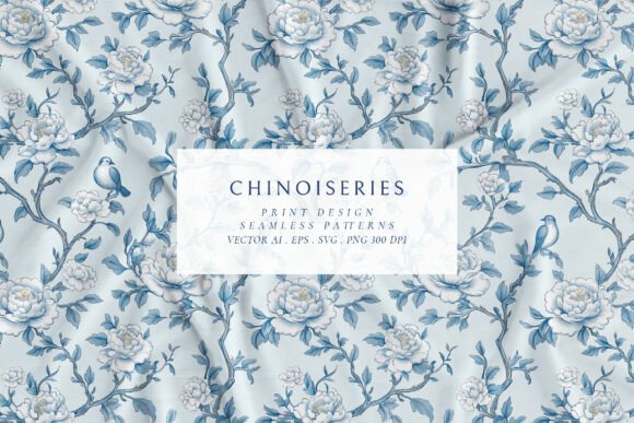 Chinese Subtle Porcelain Print Pattern: Timeless Elegance for Modern Design
