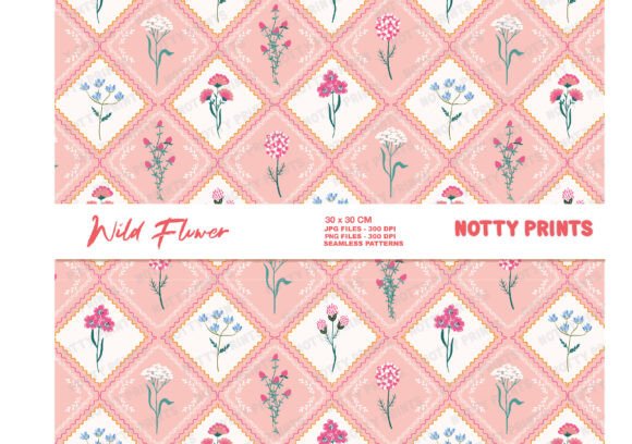 Diamond Wildflower Floral Seamless