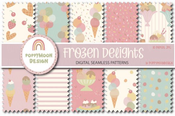 Frozen Delights Paper Set: A Sweet Addition to Your Creative Projects