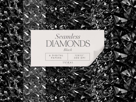 Luxury Black Diamond Texture Papers: Unleash Your Creativity with Premium Design Elements