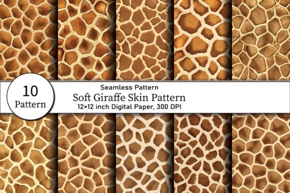 Soft Giraffe Skin Pattern